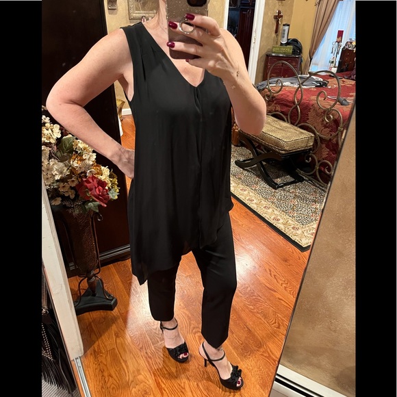 White House Black Market Asymmetrical Tank Style Top Size S - Picture 9 of 16